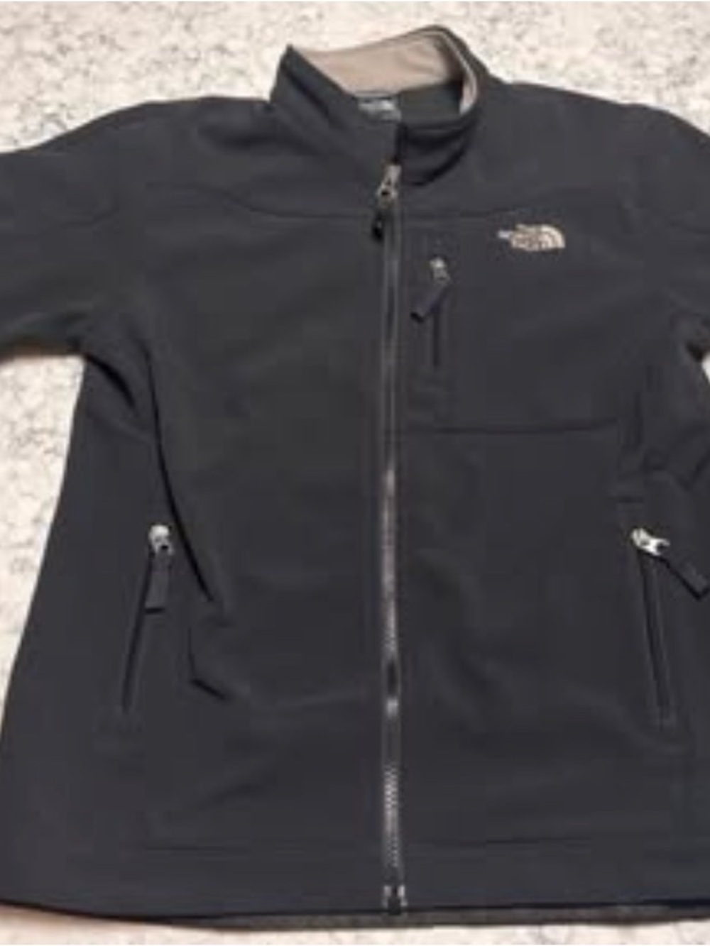 The North Face Apex Bionic Jacket Girls Large Black – Fleece Lined Softshell 019